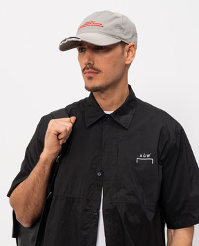 A Cold Wall Gray cap with vintage effect ACWUA240