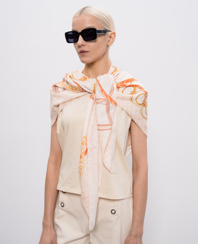 Twinset Beige printed scarf 261TA4420