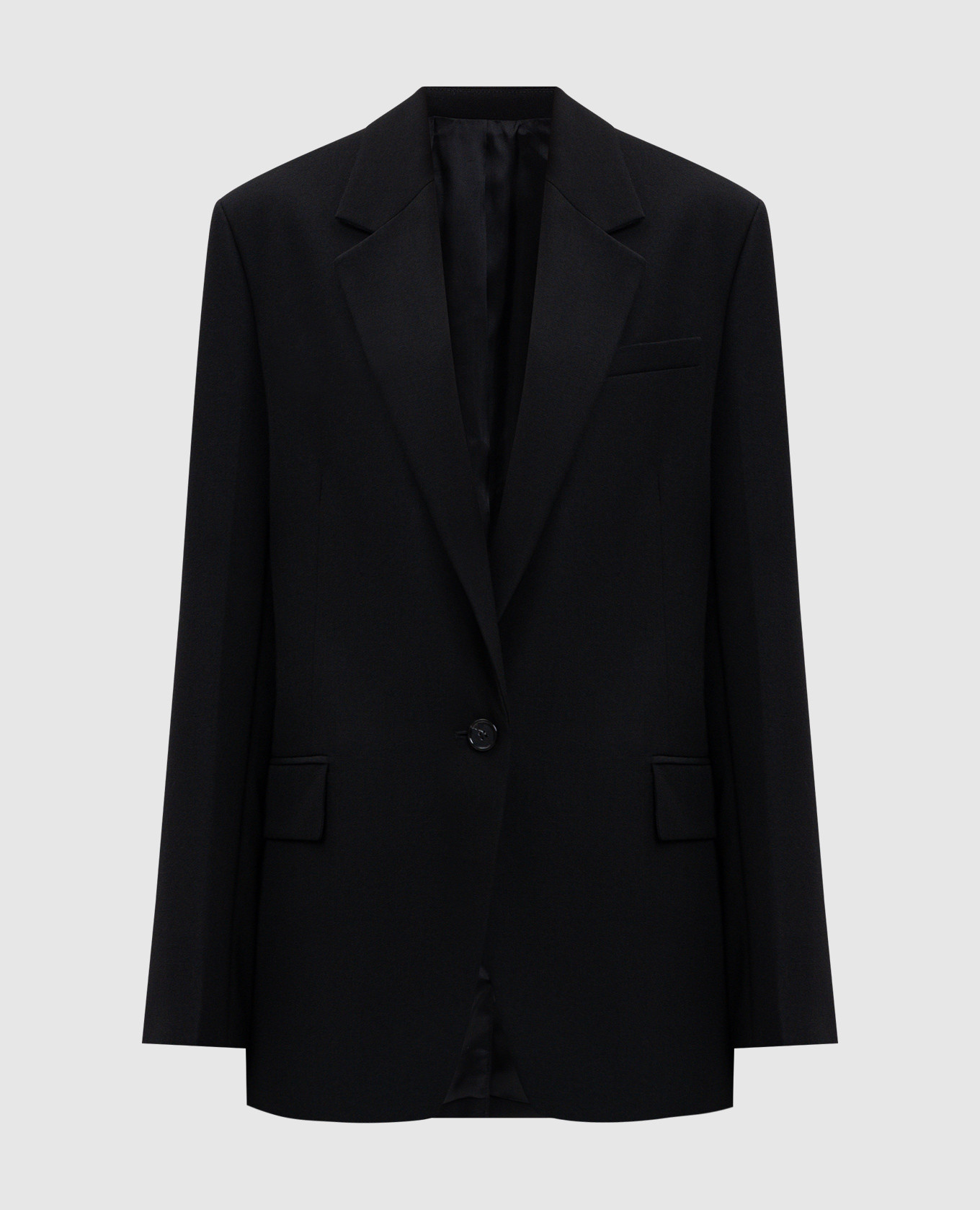 

Black jacket with wool Toteme