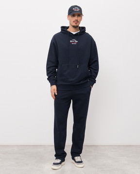 Iceberg Blue joggers with logo patch B030630A