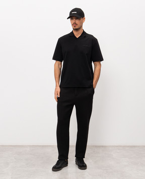 Mackage Black polo shirt MARCO MARCO