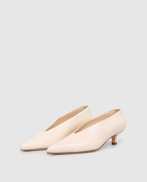Aeyde Beige leather shoes Clara PUCROP35KT0122100007