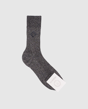 Peserico Black socks with lurex A41072C0RCC886