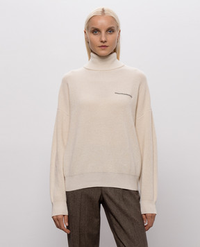 Peserico Beige wool, silk and cashmere sweater S99994F12K09283
