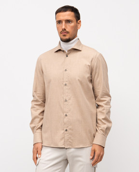Peserico Beige cotton shirt R56042D06656
