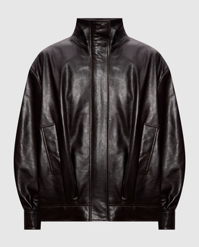 ARMA Brown leather jacket Paula 010L26605302