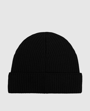 C.P. Company Metropolis Black wool hat LAC034A005509A