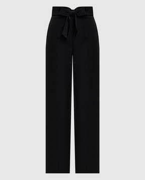 Valentino Black wool and mohair pants 8B3RB6Z52TS