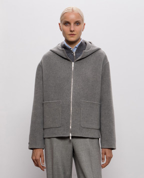 Peserico Gray jacket with wool and cashmere A21082F05EA3197