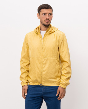 Stefano Ricci Yellow jacket with hood MZJ6200150IT3100