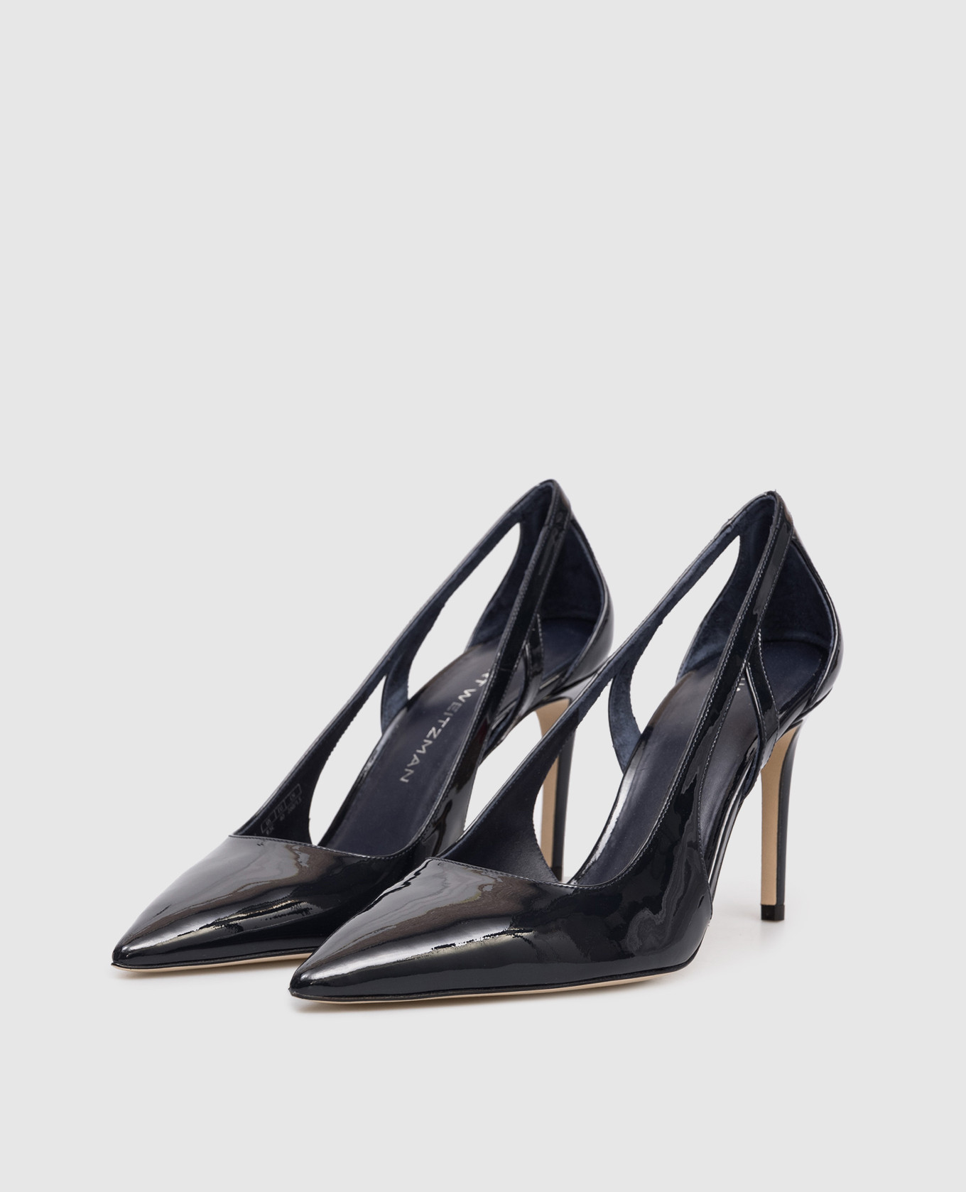 Stuart blue patent leather shoes Stuart Weitzman 2