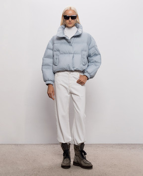 Be Florence Blue cropped down jacket BE2615