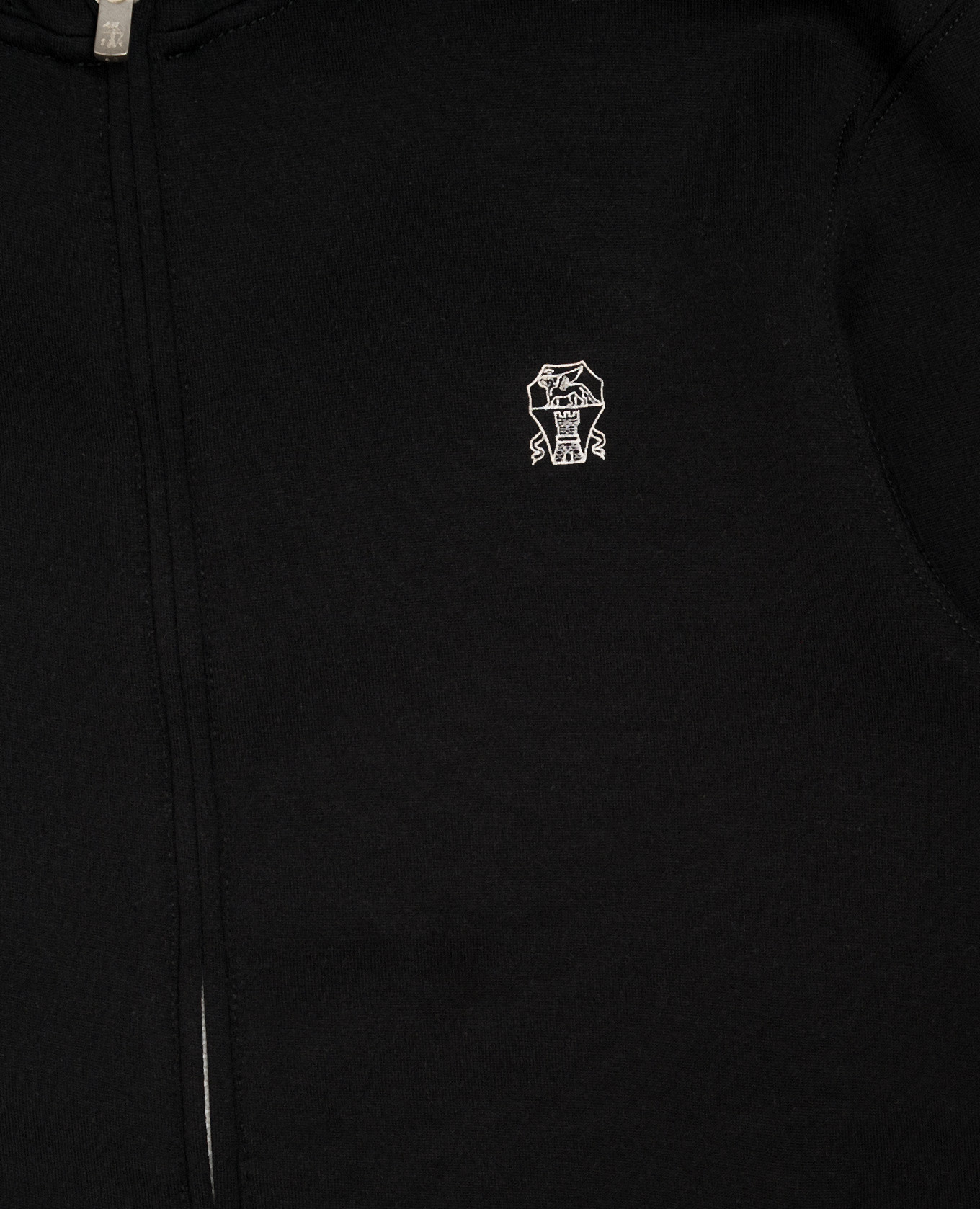 Children's black sports jacket Brunello Cucinelli 3