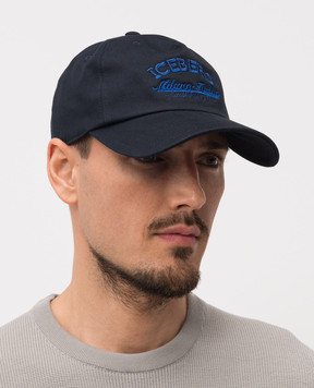 Iceberg Blue cap with textured logo embroidery 71026967