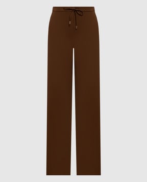 Max Mara Mstcorone brown wool pants MSTCORONE