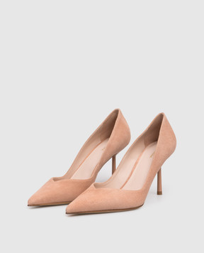 Le Silla Vivienne pink suede shoes 4216D080BXPPVEP