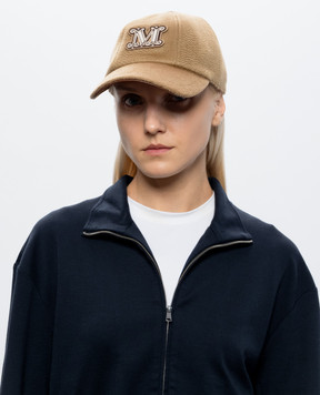 Max Mara Beige ORDINE cashmere cap MXAORDINE