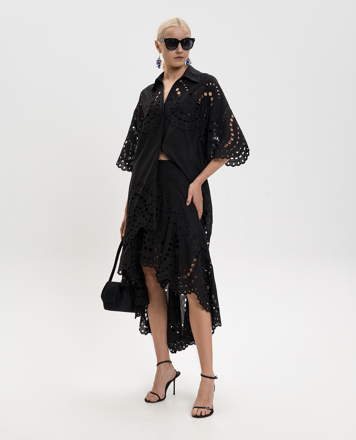 

Black asymmetric skirt Finn Charo Ruiz