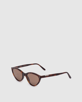 Toteme Brown Cateye Sunglasses 263WAE0010EC0001