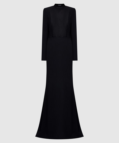 Black maxi dress