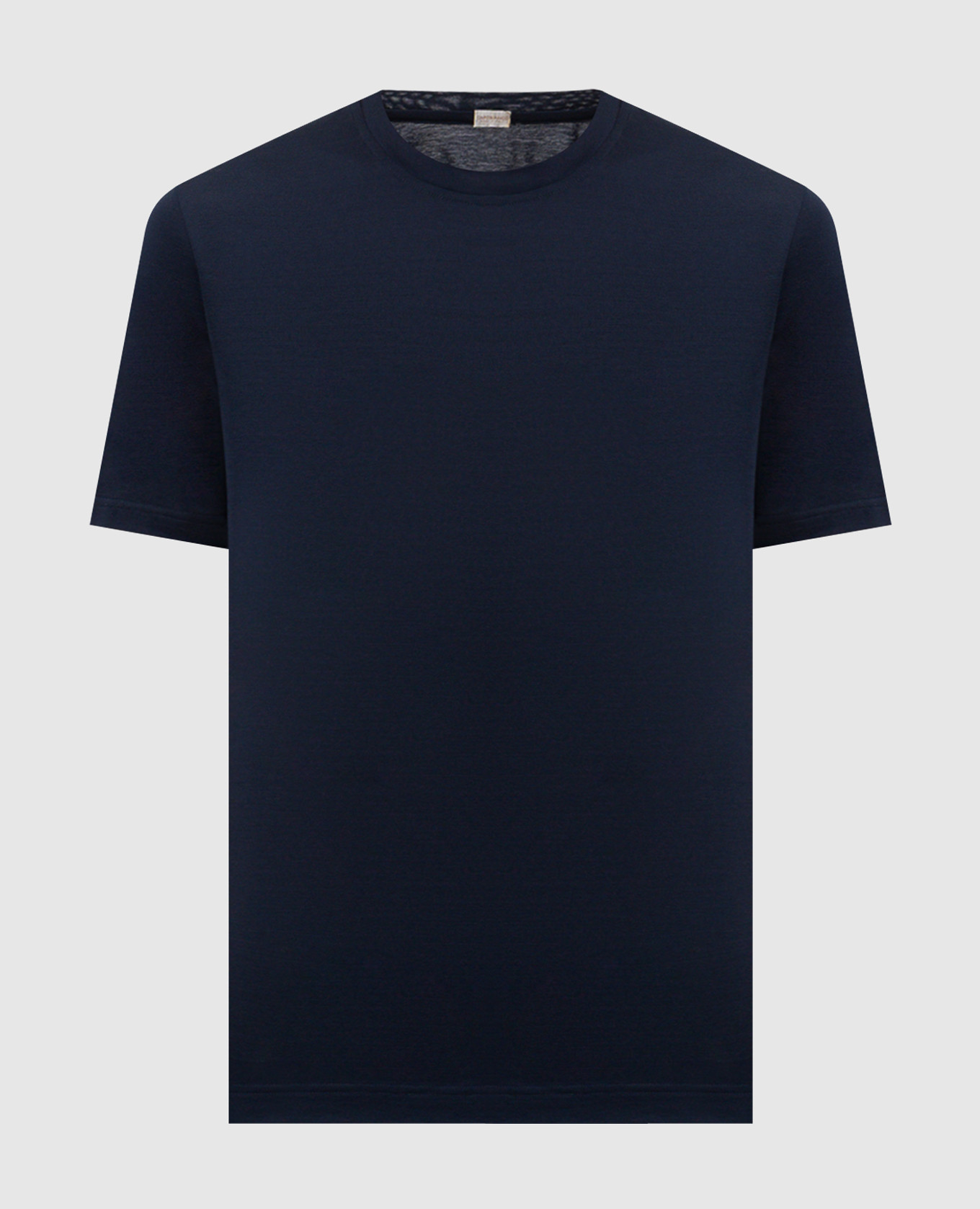 Blue t-shirt with logo patch