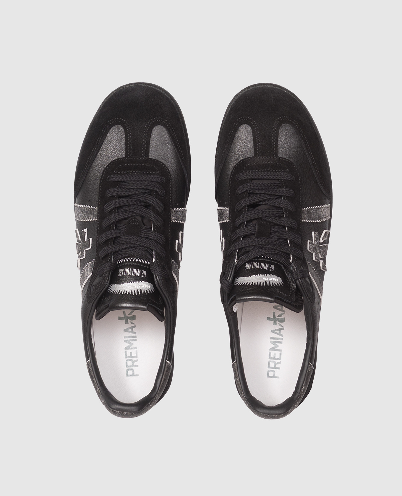 Bonnie black leather sneakers Premiata 4