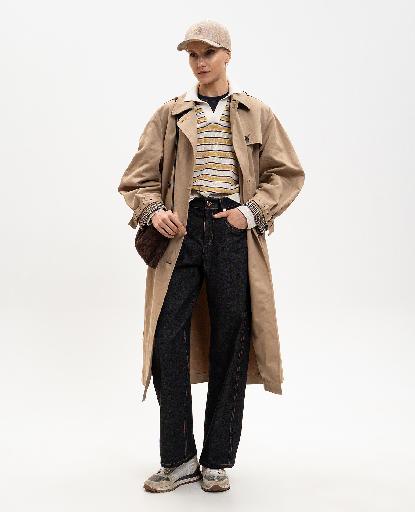 

Dark gray long sleeve with monil chain Brunello Cucinelli, Grey