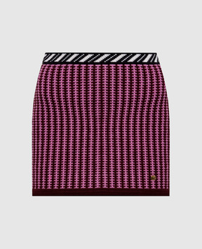 Versace Wool skirt with woven pattern 10265471A19052