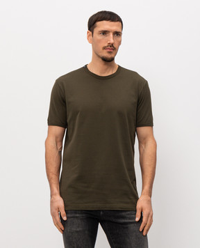 Dolce&Gabbana Green t-shirt with logo patch G8JX7TG7P1A