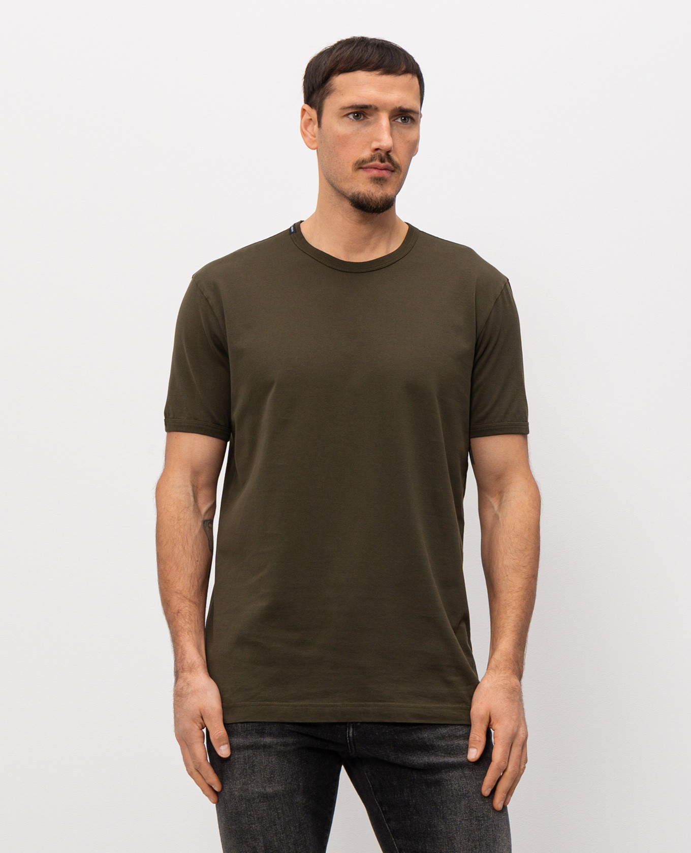 

Green t-shirt with logo patch Dolce&Gabbana