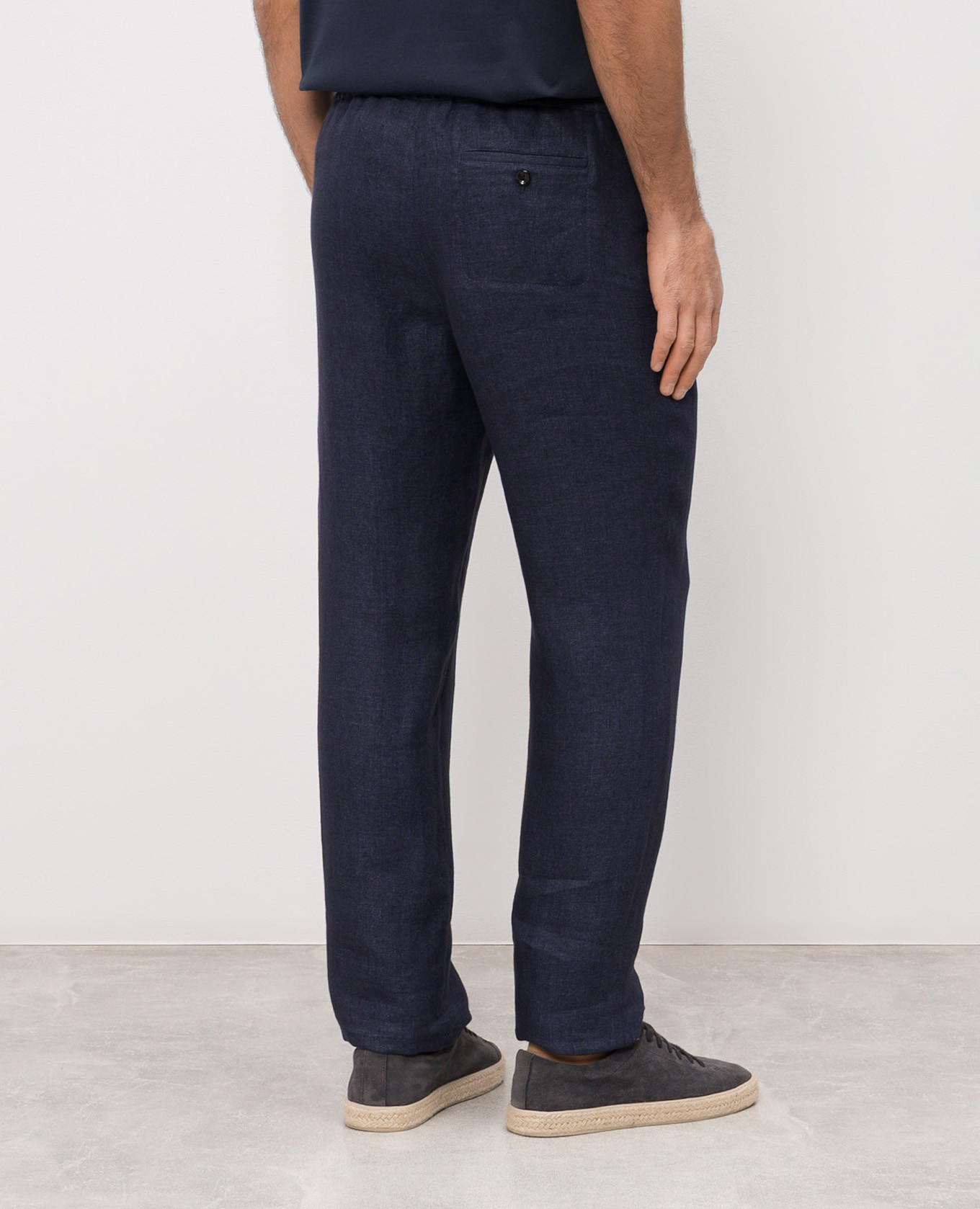 

Blue linen pants Agnona