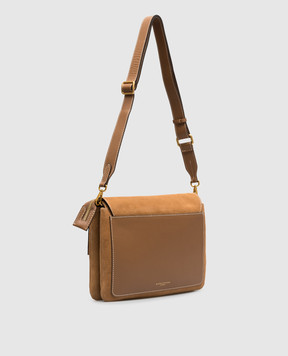 Gianni Chiarini Brown suede bag Three BS12295CMPL