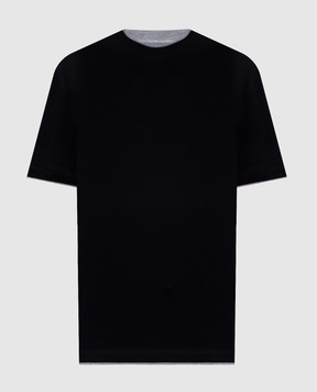 Brunello Cucinelli Black T-shirt M0B137427