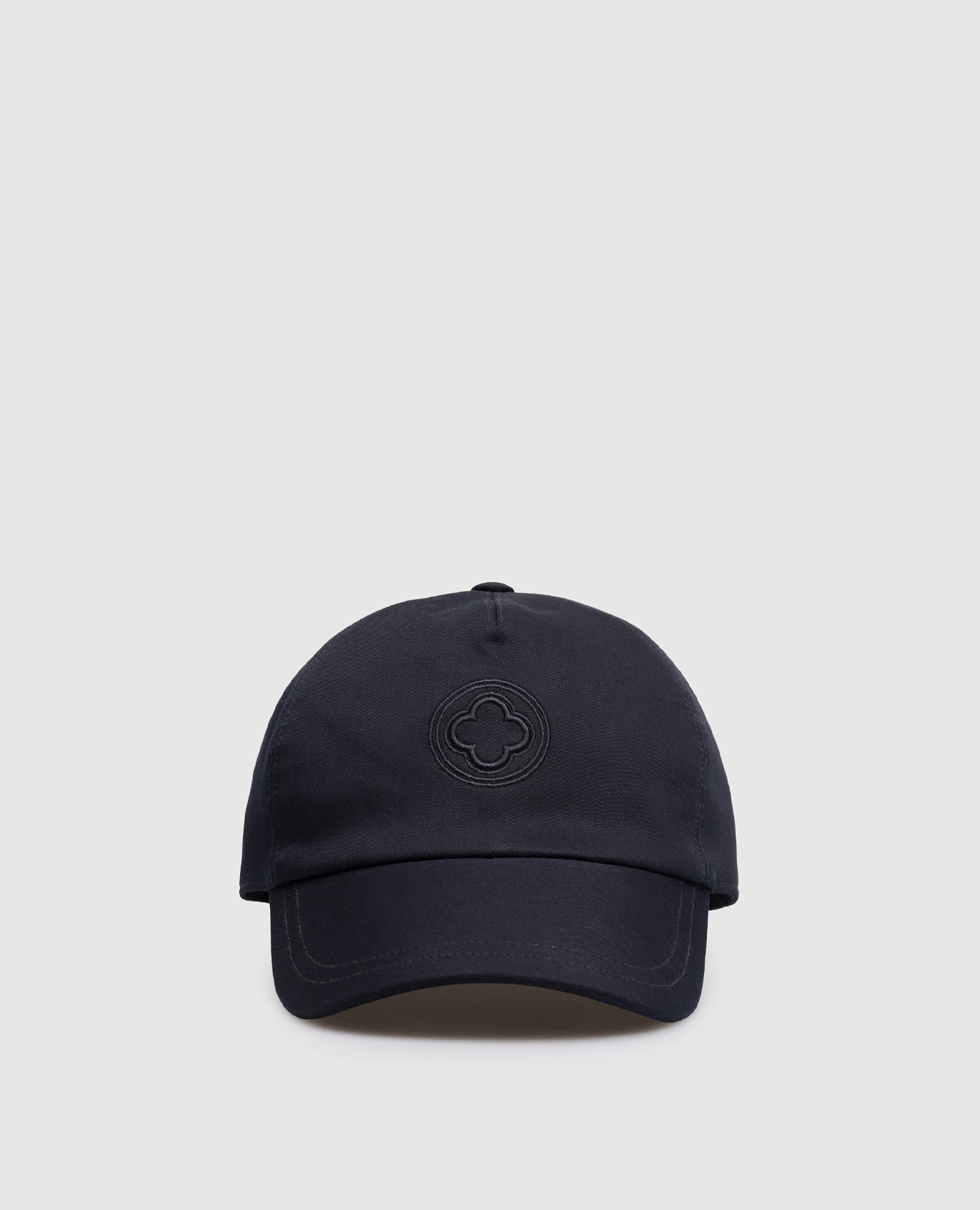 

Blue cap with embroidered emblem Peserico