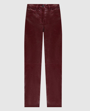 Khaite Callum red leather pants 3171960