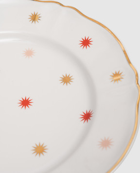 Bitossi Home White porcelain dinner plate ABR00002