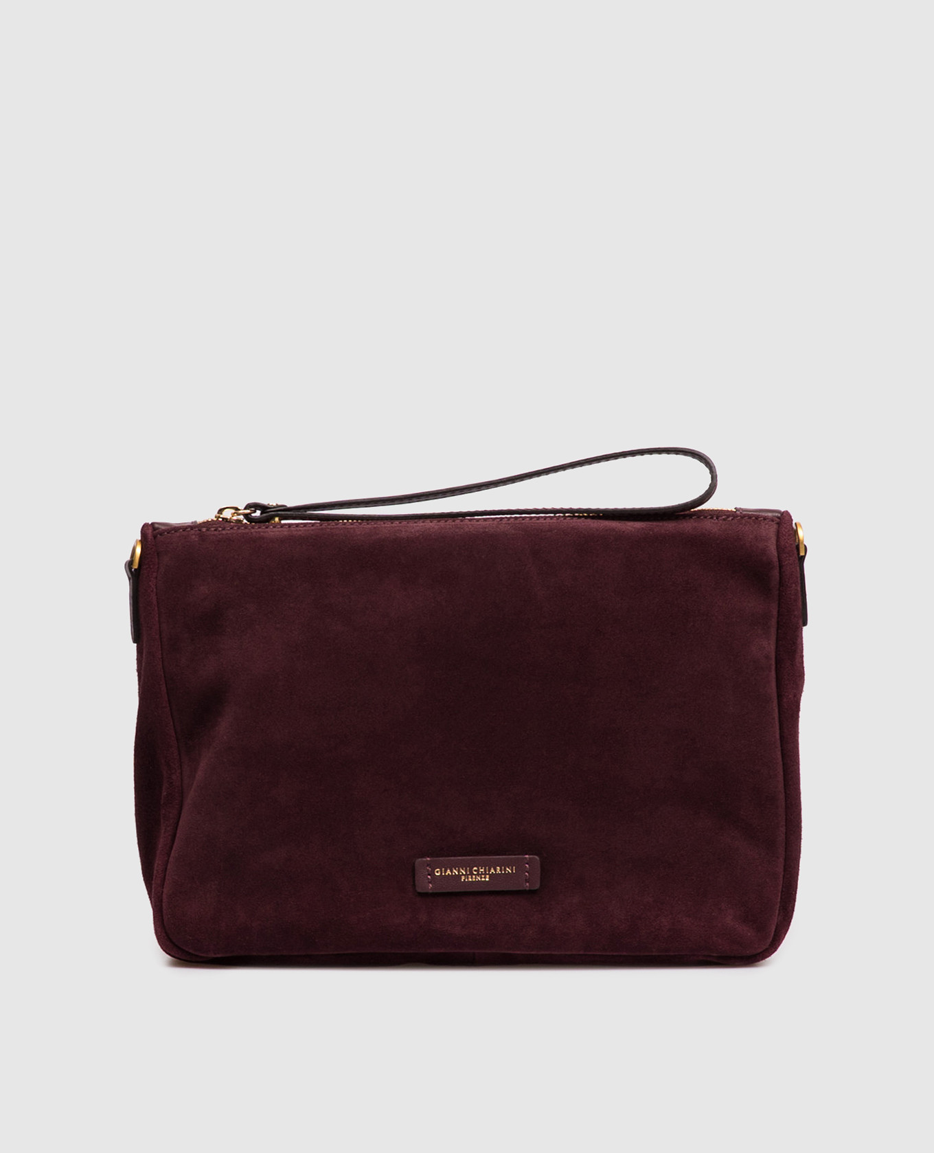 Nora burgundy suede crossbody bag