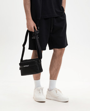 Off-White Black bag with logo print OMNQ081C99FAB001