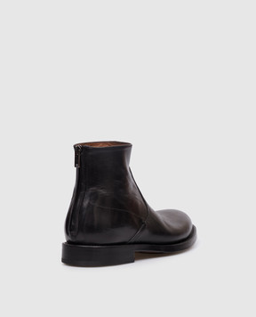 Pantanetti Black leather boots 20051G