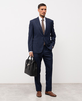 Stefano Ricci Blue wool suit M1SF432022HB