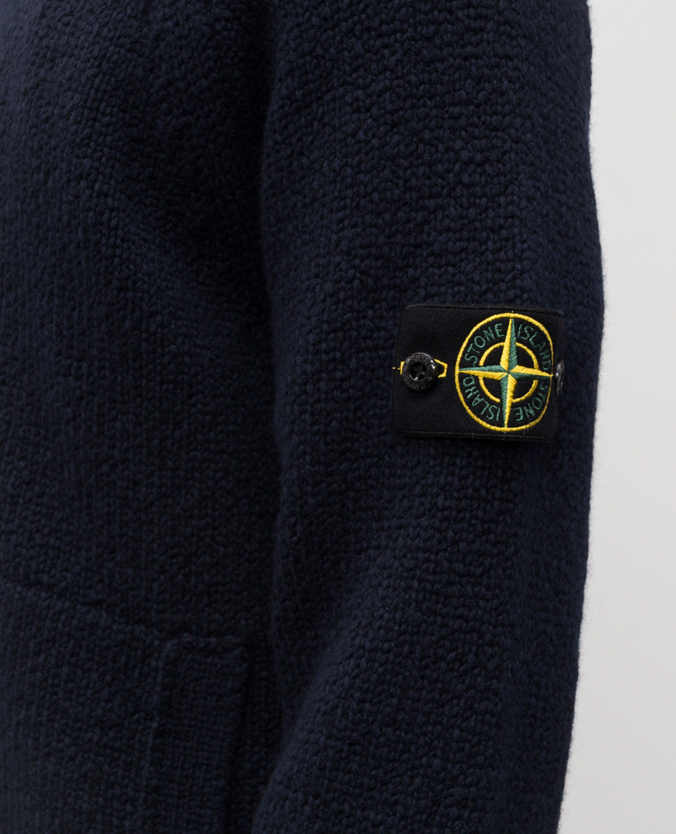 

Blue cardigan with wool Stone Island
