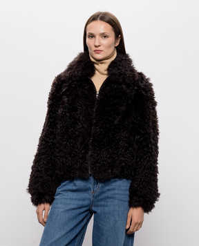 Babe Pay Pls Brown fur coat 2544TIGRADO