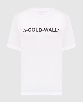 A Cold Wall White T-shirt with logo print 1000ACW2