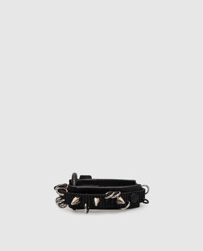 Innerraum Black bracelet B01 with spikes B01BKSLSTUD