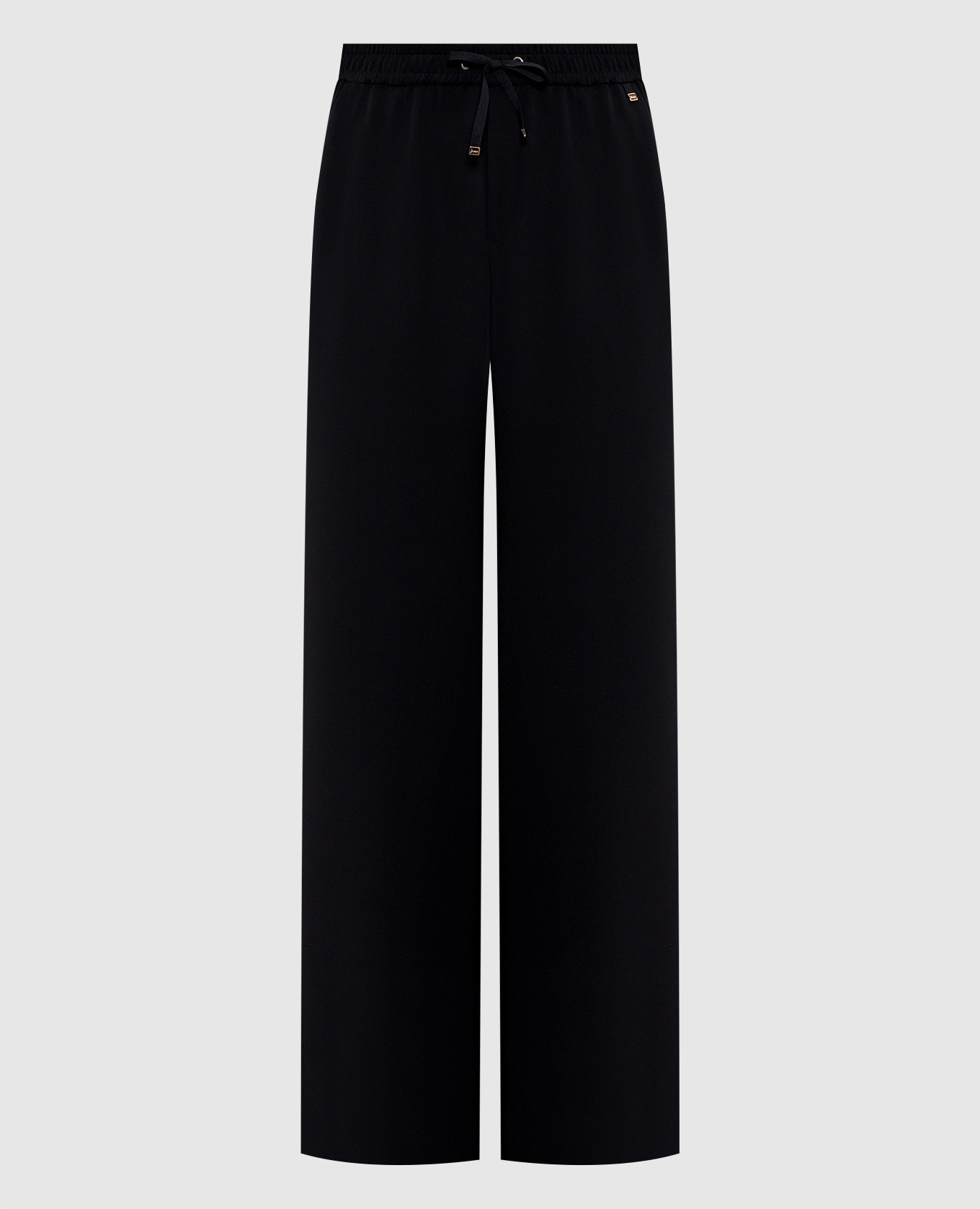Black pants with logo