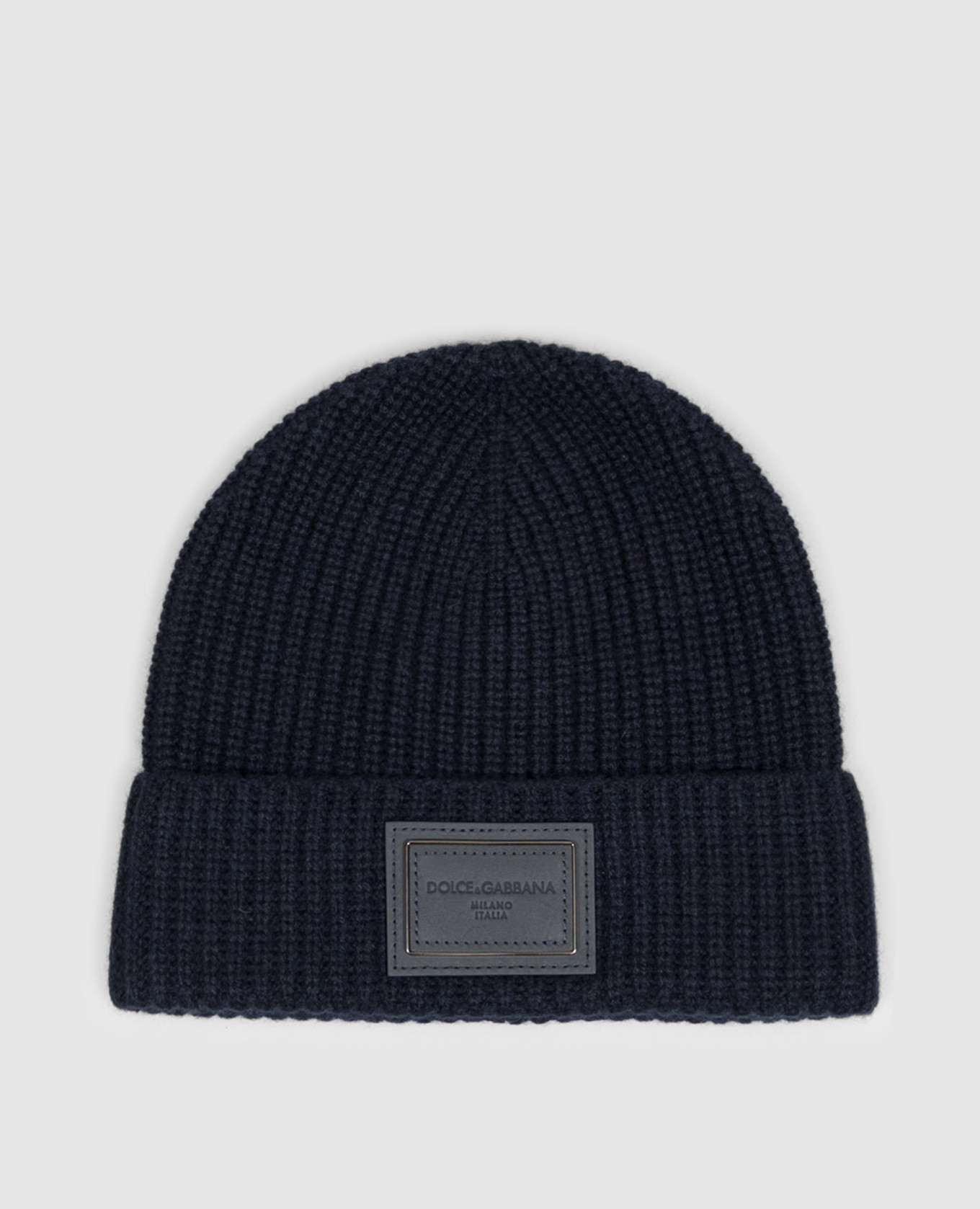 Blue cashmere hat