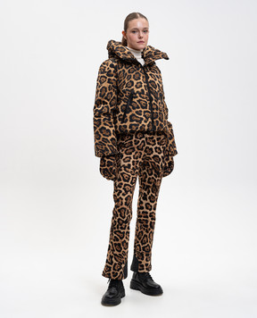 Goldbergh MINOU brown ski pants in animal print GB02170254