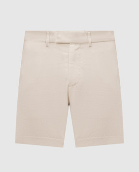 Tom Ford White shorts with logo SSL009FMC276