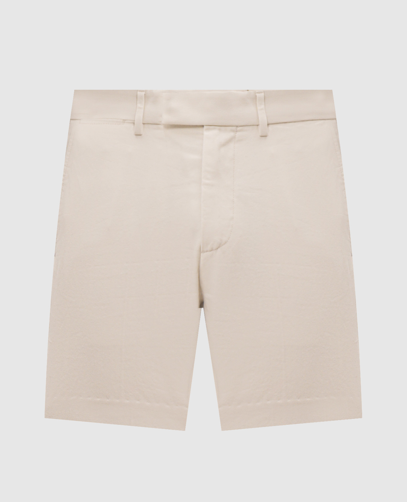 White shorts with logo