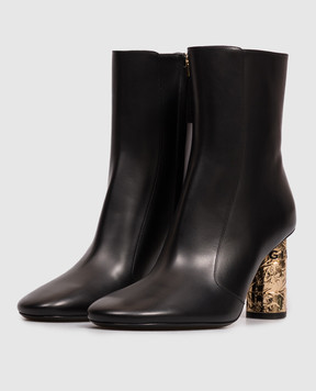 Givenchy Black leather Tape ankle boots BE605VE1J7